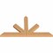 Ekena Millwork Saratoga Timber Gable Bracket, Western Red Cedar, 72"W x 39"H x 3 1/2"D x 5 1/2"F, 13/12 Pitch GBW072X39X0406SAR00SWR - alternate 3